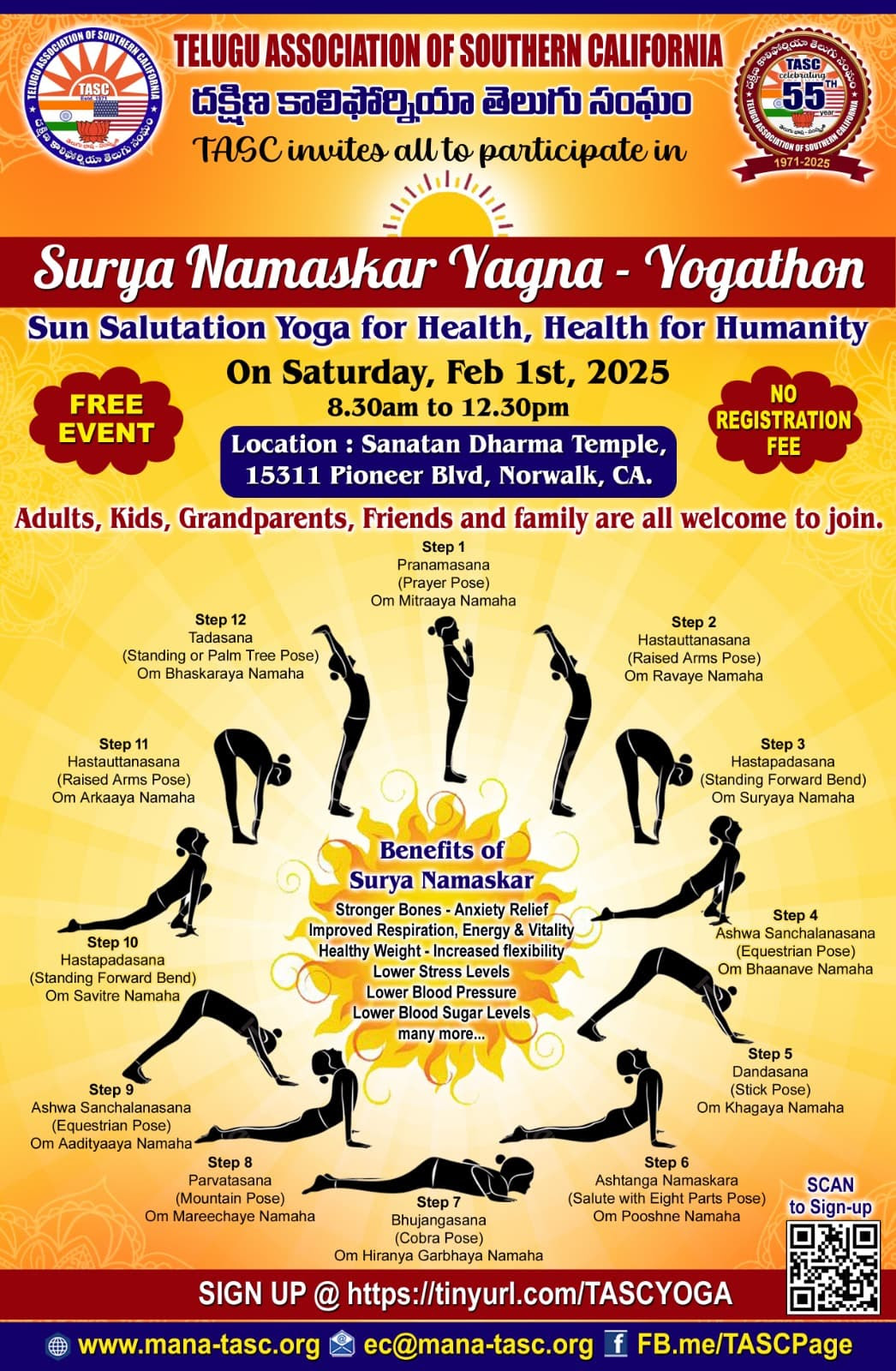 Surya Namaskar Yagna - Yogathon