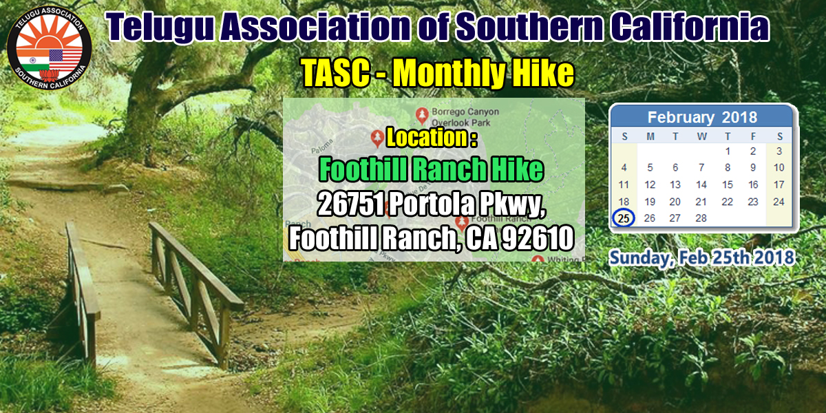 TASC Monthly Hike - February - 25th