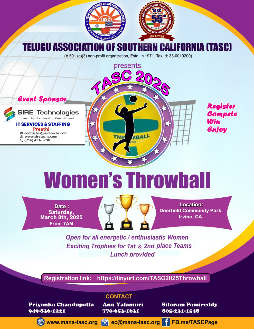 TASC Women's Throwball Tournament